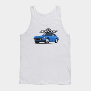 240z Fairlady classic sport coupe blue Tank Top